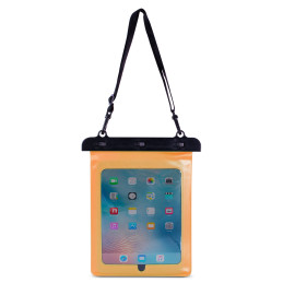 Vandeniui atsparus PVC tabletės dėklas – oranžinis