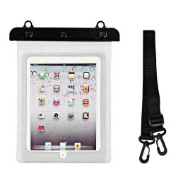 Vandeniui atsparus PVC tabletės dėklas – baltas
