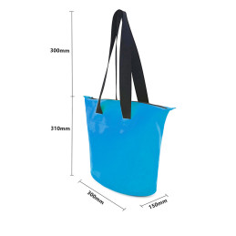 Vandeniui atsparus 11L PVC maišelis - mėlynas