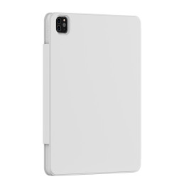 Baseus Safattach Y tipo dėklas, skirtas iPad Pro 12,9" 2018/ 2020/ 2021 dangtelis su stovu baltas (ARCX010102)