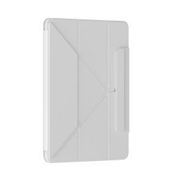 Baseus Safattach Y tipo dėklas, skirtas iPad Pro 12,9" 2018/ 2020/ 2021 dangtelis su stovu baltas (ARCX010102)