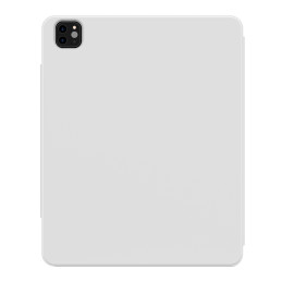 Baseus Safattach Y tipo dėklas, skirtas iPad Pro 12,9" 2018/ 2020/ 2021 dangtelis su stovu baltas (ARCX010102)