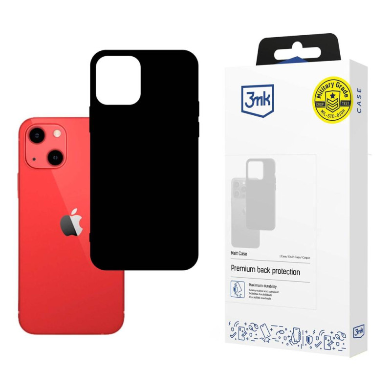 3mk matinis dėklas iPhone 13 mini - juodas