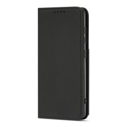 Magnetinės kortelės dėklas, skirtas Samsung Galaxy A13 5G padengti kortelei piniginės kortelių stovas juodas