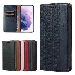 Magnetinio dirželio dėklas, skirtas Samsung Galaxy S22+ (S22 Plus) piniginės dangtelis + mini pakabukas mėlynai