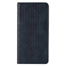 Magnetinio dirželio dėklas, skirtas Samsung Galaxy S22 Ultra piniginės dangtelis + mini mėlynos spalvos pakabukas