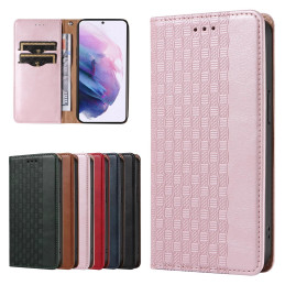 Magnetinio dirželio dėklas, skirtas Samsung Galaxy S22 Ultra piniginės užvalkalui + mini rožinis pakabukas