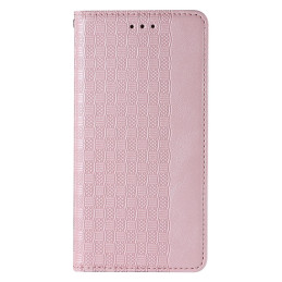 Magnetinio dirželio dėklas, skirtas Samsung Galaxy S22 Ultra piniginės užvalkalui + mini rožinis pakabukas