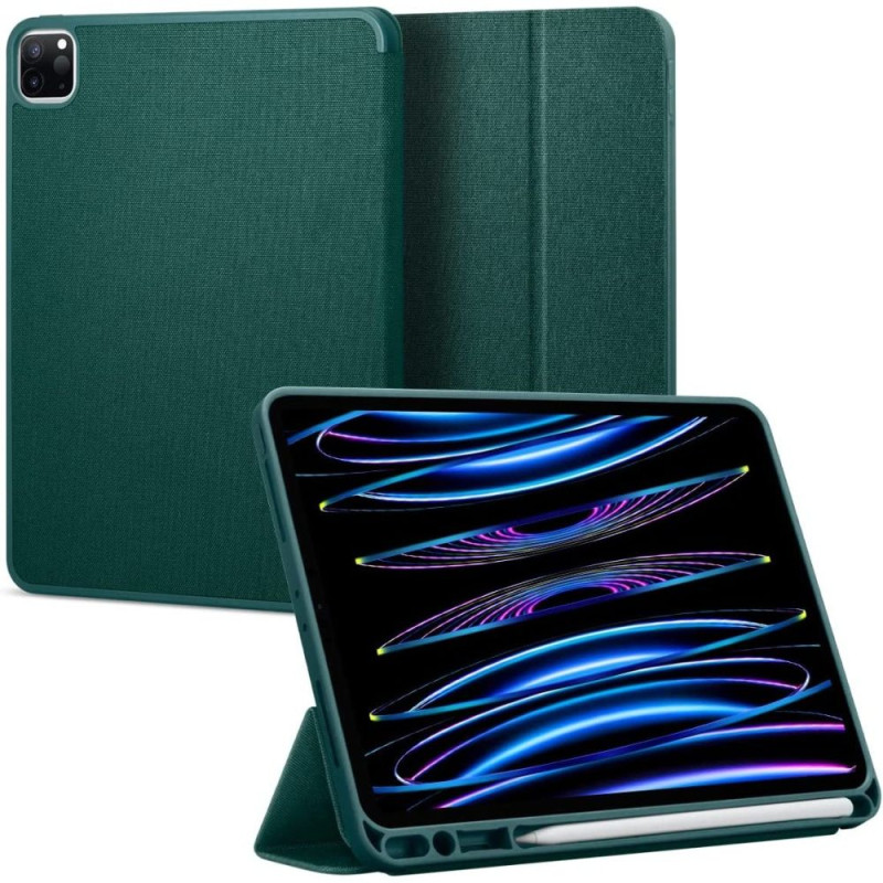 Spigen Urban Fit dėklas iPad Pro 11& 39 & 39 2020 / 2021 / 2022 - tamsiai žalias