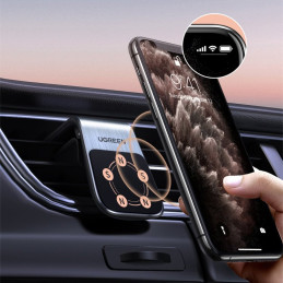 Ugreen magnetinis automobilio laikiklis orlaidei sidabrinis (LP290)