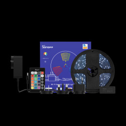 Sonoff L2-2M Kit Smart vandeniui atspari LED juostelė 2 m RGB nuotolinio valdymo pulto Wi-Fi maitinimo adapteris