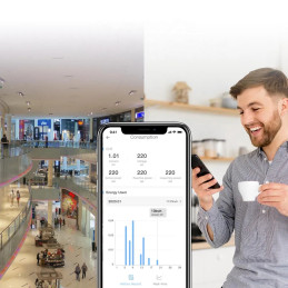 Sonoff SPM-Main Smart Switch Wi-Fi/ Ethernet maitinimo matuoklis