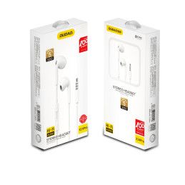 Dudao į ausis įdedamos ausinės su 3,5 mm mini lizdo jungtimi balta (X14PRO)