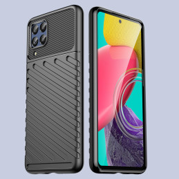 Thunder Case lankstus šarvuotas dėklas Samsung Galaxy M53 5G juodas