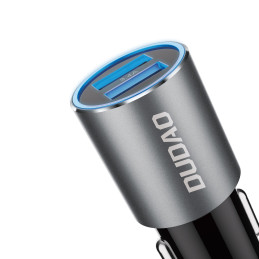 Dudao automobilinis įkroviklis 2x USB 3.4A pilka (R5s pilka)