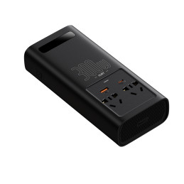 Baseus IGBT automobilinis maitinimo keitiklis 300W 220V (CN/ EU kištukas) juodas (CGBB010101)
