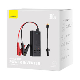 Baseus IGBT automobilinis maitinimo keitiklis 300W 220V (CN/ EU kištukas) juodas (CGBB010101)