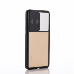 Wozinsky Magnetic Cam Slider Case Magnetic Case 360 Full Cover Glass Screen Camera Protector Huawei P40 Black