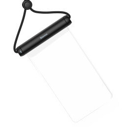 Vandeniui atsparus „Baseus“ telefono dėklas, juodas dangtelis (FMYT000001)