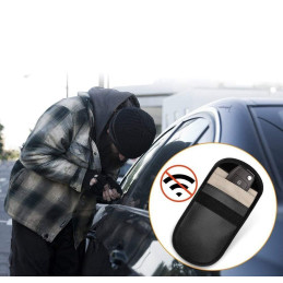 Apsaugos nuo vagystės automobilio raktų dėklas, blokuojantis radijo bangas, dangtelis be rakto Faraday dėžutės Faraday n...