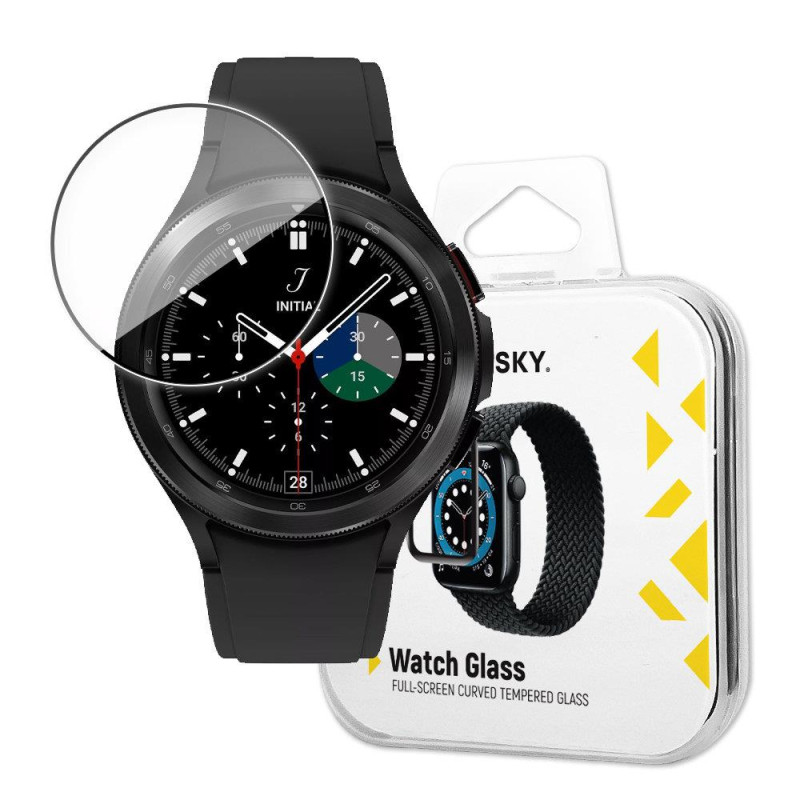 Wozinsky Watch Glass hibridinis stiklas, skirtas Samsung Galaxy Watch 4/ 5 44 mm juodas
