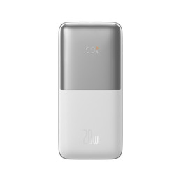 Baseus Bipow Pro maitinimo blokas 10000mAh 20W + USB laidas 3A 0,3m baltas (PPBD040102)