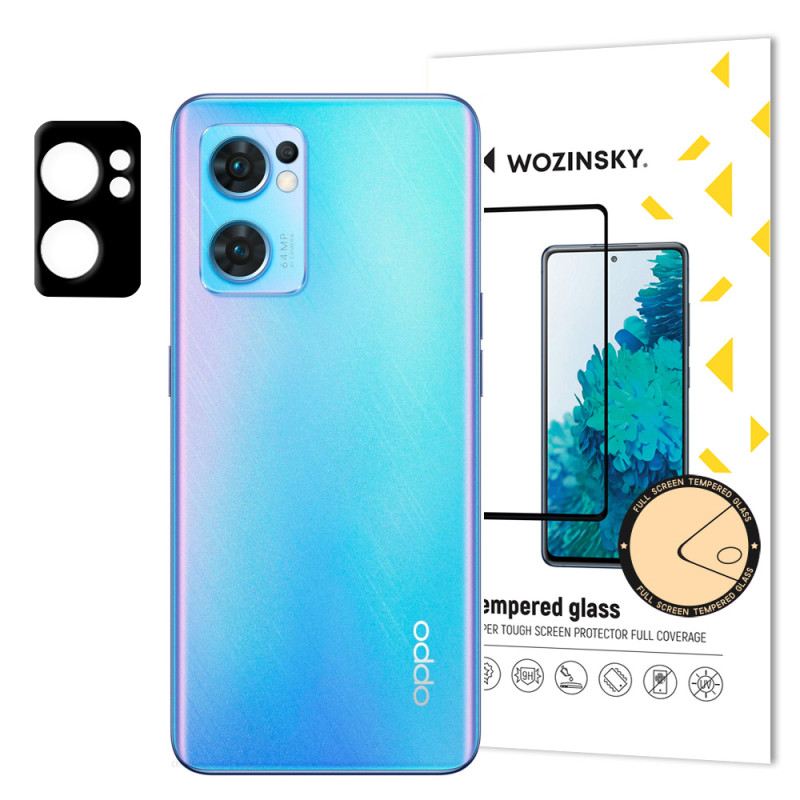 Wozinsky Full Camera Glass 9H grūdintas stiklas visai Oppo Reno7 5G kamerai