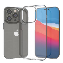 Ultra Clear 0,5 mm iPhone 14 Pro gelio dėklo dangtelis skaidrus