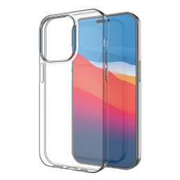 Ultra Clear 0,5 mm iPhone 14 Pro gelio dėklo dangtelis skaidrus