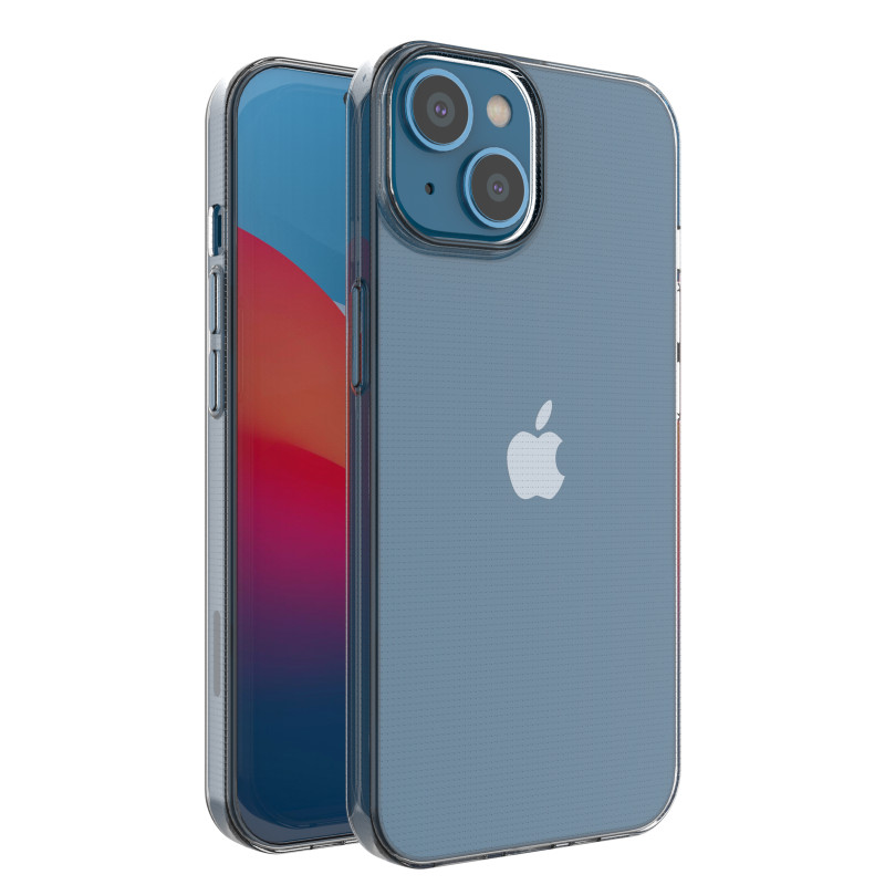 Ultra Clear gelio dėklo dangtelis 0,5 mm iPhone 14 skaidrus