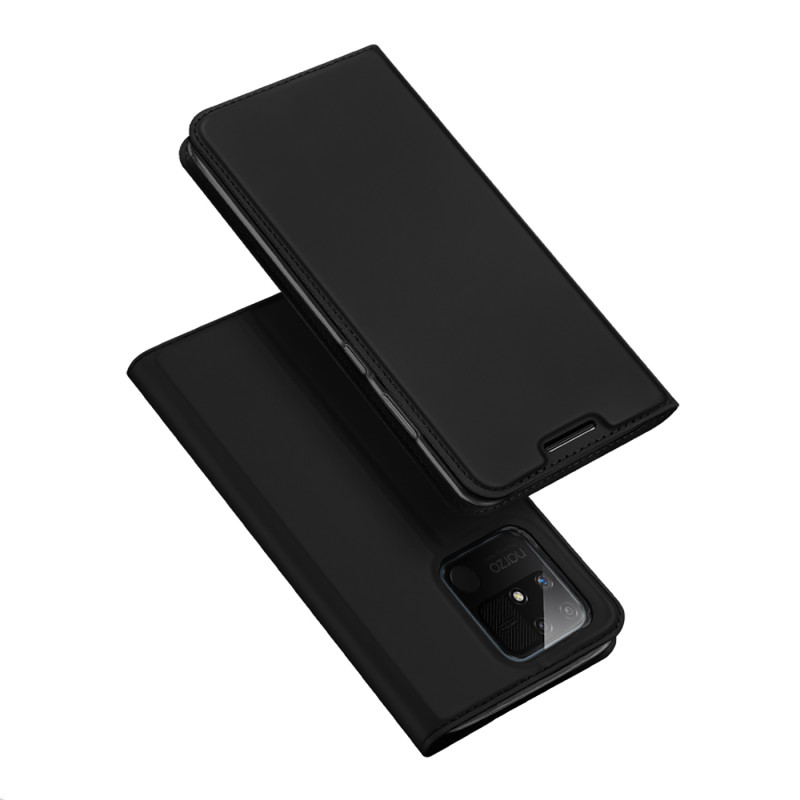 Dux Ducis Skin Pro dėklo dėklo dangtelis su atvartu Realme Narzo 50A juodas