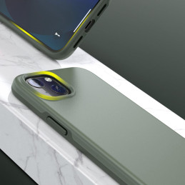 „Choetech MFM Anti-drop“ dėklas, skirtas „MagSafe“ dėklui, skirtas „iPhone 13“, žalias (PC0112-MFM-GN)