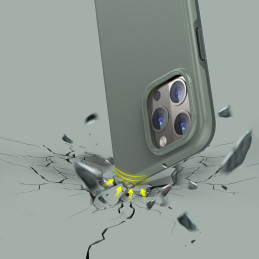 Choetech MFM apsaugos nuo kritimo dėklas Made For MagSafe dėklas iPhone 13 Pro žalias (PC0113-MFM-GN)