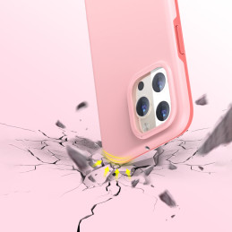 Choetech MFM apsaugos nuo kritimo dėklas Made For MagSafe iPhone 13 Pro rožinis (PC0113-MFM-PK)