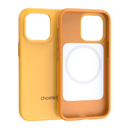 „Choetech MFM Anti-drop“ dėklas, skirtas „MagSafe“, skirtas „iPhone 13 Pro“, oranžinis (PC0113-MFM-YE)