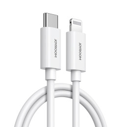 Joyroom S-M430 Lightning / USB-C MFi PD laidas 27W 3A 1,2m - baltas