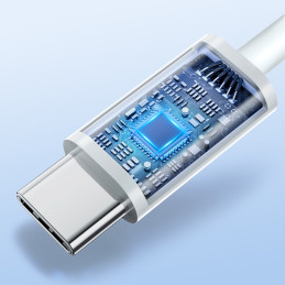 Joyroom S-M430 Lightning / USB-C MFi PD laidas 27W 3A 1,2m - baltas