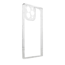 Kvadratinis skaidrus dėklas, skirtas Samsung Galaxy A12 5G skaidrus gelio dangtelis