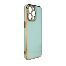 Lighting Color Case dėklas skirtas Xiaomi Redmi Note 11 gelio dangtelis su aukso spalvos rėmeliu