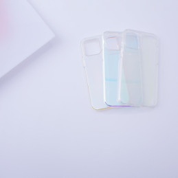 Aurora Case dėklas skirtas iPhone 12 Pro Max, neoninis gelio dangtelis, violetinė