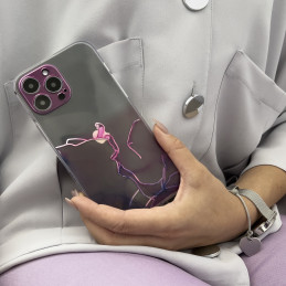 Marble Case dėklas, skirtas iPhone 13 Pro Max, gelinis dangtelis, marmurinis rudas