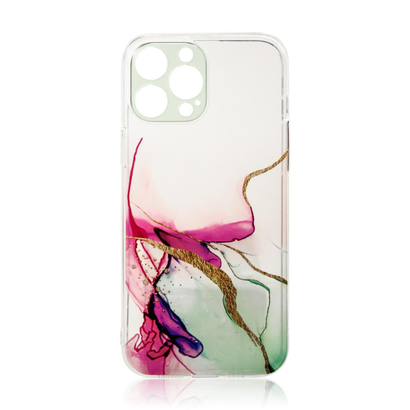 Marble Case dėklas skirtas iPhone 12 Pro Max, mėtų marmuro gelio dangtelis
