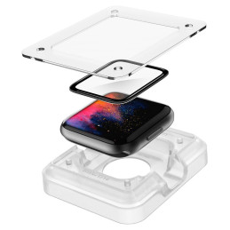 Spigen ProFlex EZ Fit hibridinis stiklas, skirtas Apple Watch 4/ 5/ 6/ SE (44 mm)