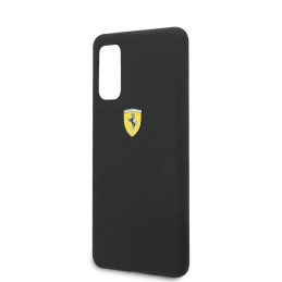Ferrari silikoninis dėklas Samsung Galaxy S20 - juodas