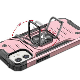 Wozinsky Ring Armor dėklas iPhone 14 šarvuoto dangtelio magnetiniam laikikliui žiedas auksinis