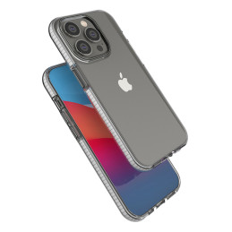 Spring Case iPhone 14 Pro dėklas, silikoninis dangtelis su rėmeliu, šviesiai mėlynas