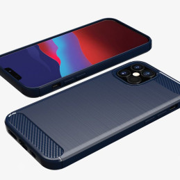 Carbon Case lankstus dangtelis iPhone 12 Pro Max juodas