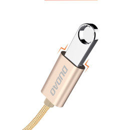 Dudao adapterio OTG laidas iš USB 2.0 į USB Type C pilkas (L15T)