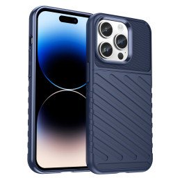 Thunder Case iPhone 14 Pro Max dėklas, šarvuotas dangtelis, mėlynas