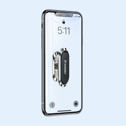 Wozinsky lipnus 360 laipsnių magnetinis automobilio prietaisų skydelio laikiklis sidabro spalvos (WMH-06)